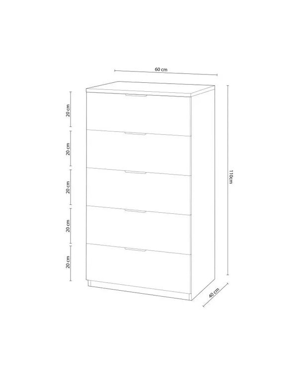 Ebern Designs Chest Of Drawers Mesquite, Weekly With 5 Drawers, Dresser